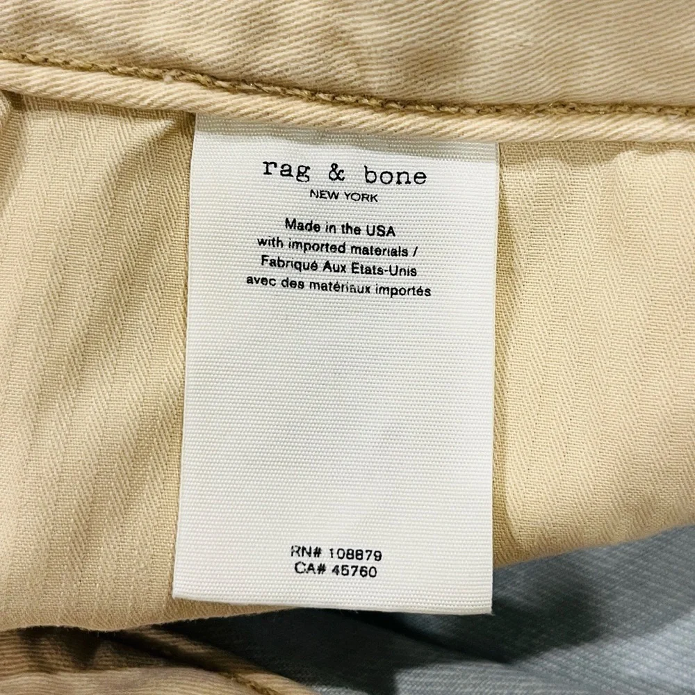 Rag & Bone Slouch Tapered In Dalton Light Blue Jeans Button Fly Belt Loops 30